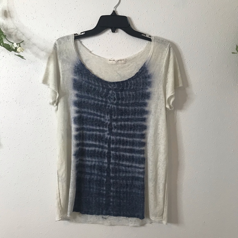 Urban Outfitters Tie Dye Raw Hem Tee